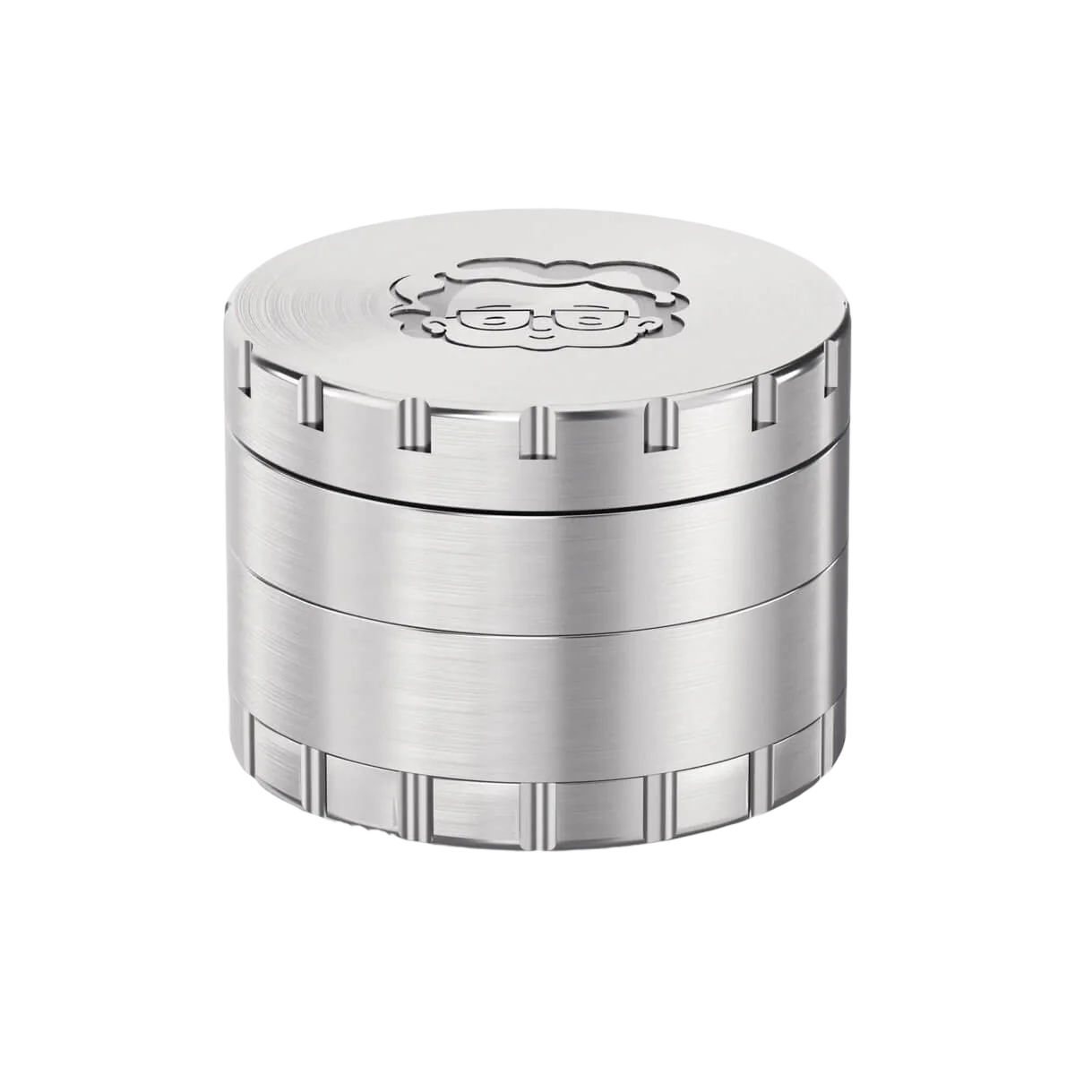 Grannys-Weed-edelstahl-grinder-geschlossen-frontal RealaxShop
