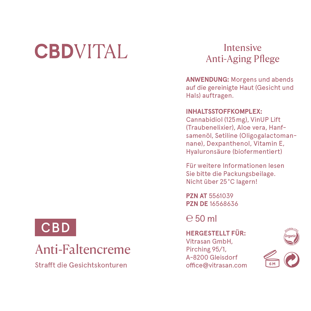 CBD Anti-Falten Creme