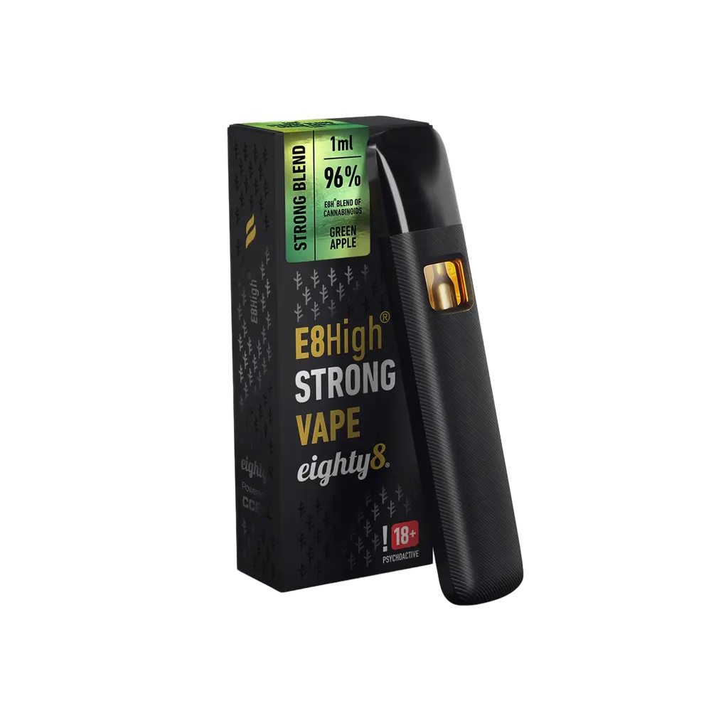 Eighty8 E8High Einweg Vape Green Apple, 96 % E8High, 1 ml RealaxShop