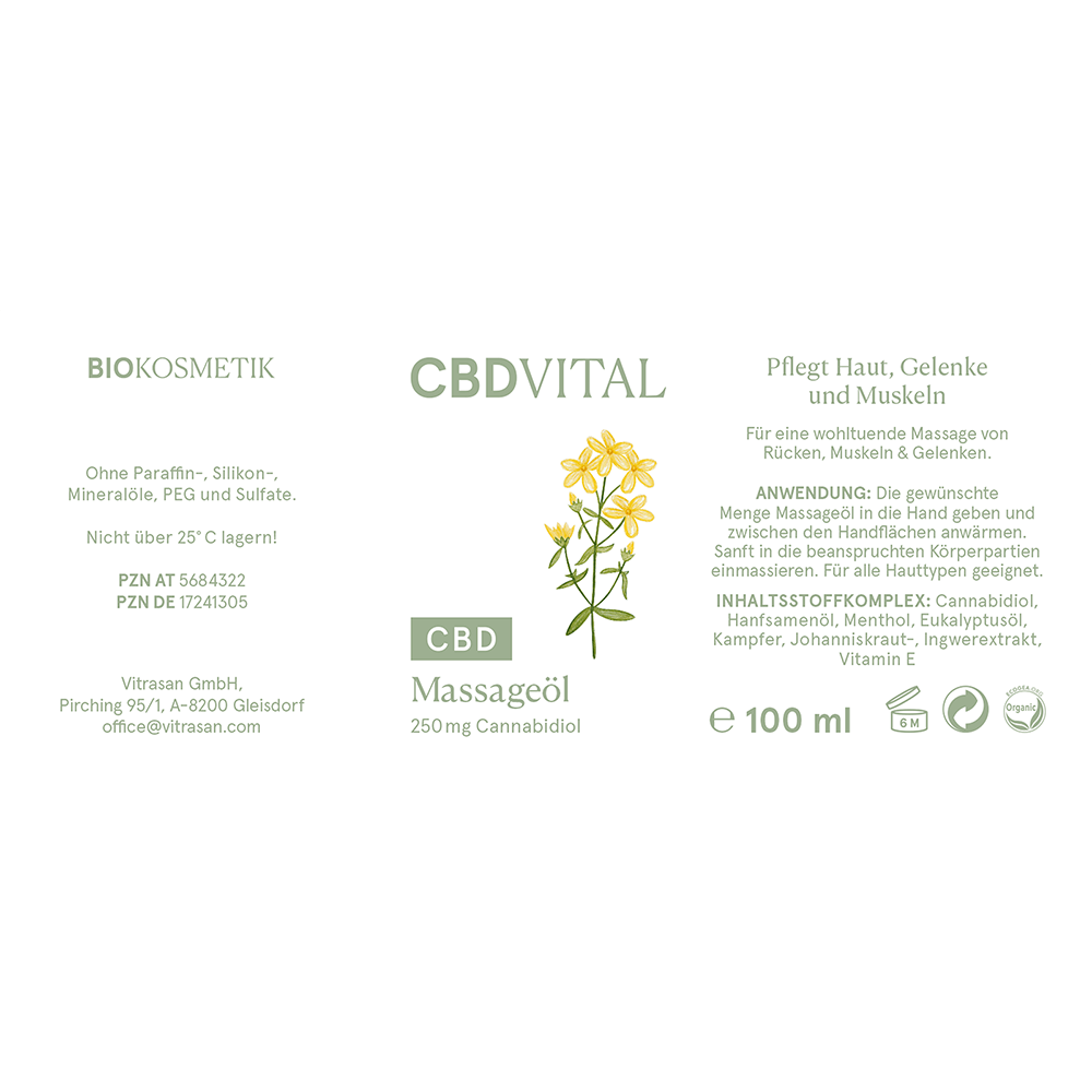 CBD Massageöl