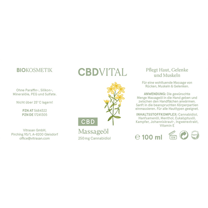 CBD Massageöl