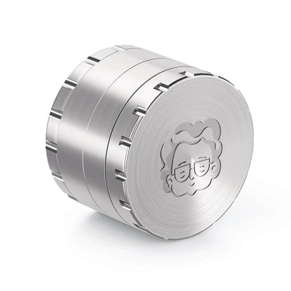 Granny’s Edelstahl Grinder 4-teilig – 63mm seitliche Sicht